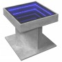 Mesa de centro y LED madera ingeniería gris hormigón 50x50x45cm de , Mesas de centro - Ref: Foro24-847563, Precio: 108,99 €, ...