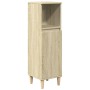 Set de muebles de baño 3 pzas madera contrachapada roble Sonoma de , Muebles de baño - Ref: Foro24-3307671, Precio: 212,65 €,...