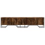 Engineered wood TV stand in smoked oak, 180x34x41 cm by , TV Furniture - Ref: Foro24-848591, Price: 118,74 €, Discount: %