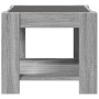 Mesa de centro y LED madera ingeniería gris Sonoma 53x53x45 cm de , Mesas de centro - Ref: Foro24-847544, Precio: 112,99 €, D...