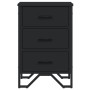 Mesita de noche madera de ingeniería negro 40x41x60 cm de , Mesitas de noche - Ref: Foro24-848524, Precio: 73,74 €, Descuento: %