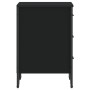 Mesita de noche madera de ingeniería negro 40x41x60 cm de , Mesitas de noche - Ref: Foro24-848524, Precio: 73,74 €, Descuento: %