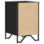 Mesita de noche madera de ingeniería negro 40x41x60 cm de , Mesitas de noche - Ref: Foro24-848524, Precio: 73,74 €, Descuento: %