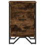 Engineered wood smoked oak bedside table 40x41x60 cm by , Nightstands - Ref: Foro24-848526, Price: 78,90 €, Discount: %