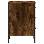 Engineered wood smoked oak bedside table 40x41x60 cm by , Nightstands - Ref: Foro24-848526, Price: 78,90 €, Discount: %