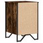 Engineered wood smoked oak bedside table 40x41x60 cm by , Nightstands - Ref: Foro24-848526, Price: 78,90 €, Discount: %