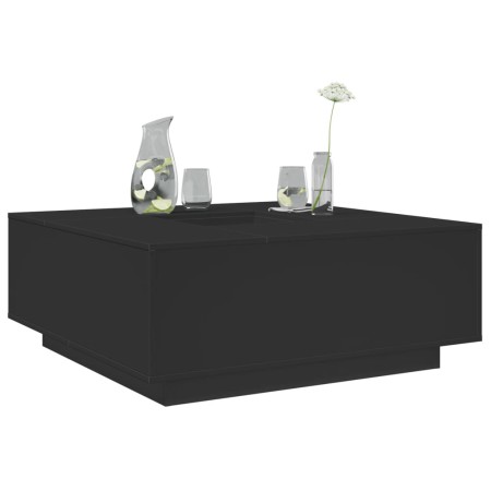 Mesa de centro madera de ingeniería negro 100x100x40 cm de , Mesas de centro - Ref: Foro24-3284050, Precio: 174,07 €, Descuen...