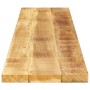 Rectangular table board made of rough mango wood, 180x30x2.5 cm by , Table tops - Ref: Foro24-371302, Price: 238,10 €, Discou...