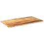 Rectangular table board made of rough mango wood, 120x60x2.5 cm by , Table tops - Ref: Foro24-371337, Price: 94,13 €, Discoun...