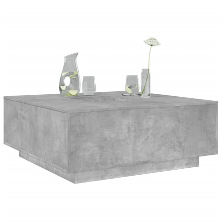 Mesa de centro madera ingeniería gris hormigón 100x100x40 cm de , Mesas de centro - Ref: Foro24-3284052, Precio: 169,47 €, De...