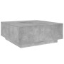 Mesa de centro madera ingeniería gris hormigón 100x100x40 cm de , Mesas de centro - Ref: Foro24-3284052, Precio: 169,47 €, De...