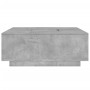 Engineered wood gray concrete coffee table 100x100x40 cm by , Coffee table - Ref: Foro24-3284052, Price: 169,73 €, Discount: %