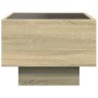 Bedside table with Infinity LED Sonoma oak 40x40x30 cm by , Nightstands - Ref: Foro24-3284065, Price: 75,17 €, Discount: %