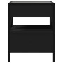 Mesita de noche con Infinity LED negra 40x40x51 cm de , Mesitas de noche - Ref: Foro24-3284101, Precio: 100,31 €, Descuento: %