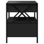 Mesita de noche con Infinity LED negra 40x40x51 cm de , Mesitas de noche - Ref: Foro24-3284101, Precio: 100,31 €, Descuento: %