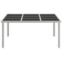 Mesa de comedor de jardín acero y vidrio 170x170x74,5 cm de vidaXL, Mesas de jardín - Ref: Foro24-313084, Precio: 173,99 €, D...