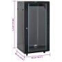 Rack de servidores 22U 19" IP20 negro 60x60x120 cm de , Sistemas de almacenamiento de red - Ref: Foro24-3307633, Precio: 249,...