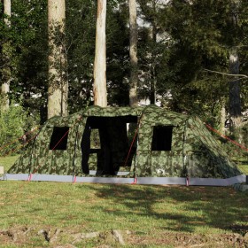 Family tunnel tent for 6 people, waterproof, camouflage pattern. by , tents - Ref: Foro24-4009421, Price: 245,99 €, Discount: %