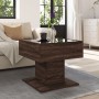 Center table and LED engineered wood in brown oak, 50x50x45 cm by , Coffee table - Ref: Foro24-847531, Price: 113,55 €, Disco...