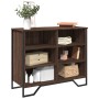 Plywood oak brown sideboard 91x35.5x74.5 cm by , Sideboards - Ref: Foro24-848553, Price: 86,96 €, Discount: %