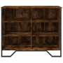 Engineered wood smoked oak sideboard 91x35.5x74.5 cm by , Sideboards - Ref: Foro24-848551, Price: 84,49 €, Discount: %