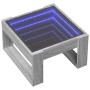 Mitteltisch mit Infinity LED in Grau Sonoma 50x53x30 cm von , Couchtisch - Ref: Foro24-847628, Preis: 101,80 €, Rabatt: %