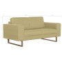 Zweiplätziges Sofa aus grünem Stoff von , Sofas - Ref: Foro24-281387, Preis: 278,09 €, Rabatt: %