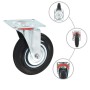 Swivel wheels 32 units 125 mm by , Material handling - Ref: Foro24-277975, Price: 214,99 €, Discount: %