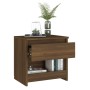 Mesita de noche madera contrachapada roble marrón 40x30x39 cm de , Mesitas de noche - Ref: Foro24-815133, Precio: 39,52 €, De...