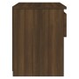 Mesita de noche madera contrachapada roble marrón 40x30x39 cm de , Mesitas de noche - Ref: Foro24-815133, Precio: 39,52 €, De...