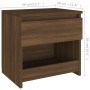 Mesita de noche madera contrachapada roble marrón 40x30x39 cm de , Mesitas de noche - Ref: Foro24-815133, Precio: 39,82 €, De...