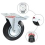 Swivel wheels 4 units 200 mm by , Material handling - Ref: Foro24-143460, Price: 72,43 €, Discount: %