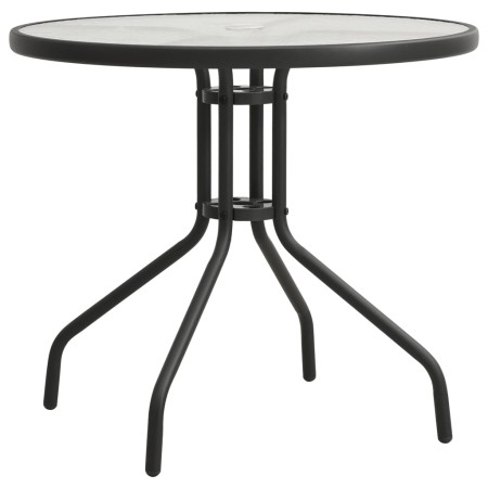 Anthracite gray steel bistro garden table Ø80x71 cm by vidaXL, Garden tables - Ref: Foro24-313089, Price: 127,20 €, Discount: %