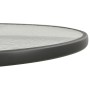 Mesa de jardín bistró de acero gris antracita Ø80x71 cm de vidaXL, Mesas de jardín - Ref: Foro24-313089, Precio: 127,20 €, De...