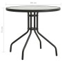 Anthracite gray steel bistro garden table Ø80x71 cm by vidaXL, Garden tables - Ref: Foro24-313089, Price: 127,20 €, Discount: %