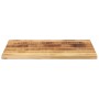 Rechteckiger Tisch aus grobem Mangoholz, 90x60x2,5 cm. von , Tischplatten - Ref: Foro24-371332, Preis: 65,40 €, Rabatt: %