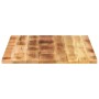 Rechteckiger Tisch aus grobem Mangoholz 90x80x2,5 cm. von , Tischplatten - Ref: Foro24-371351, Preis: 83,97 €, Rabatt: %