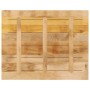 Rechteckiger Tisch aus grobem Mangoholz 90x80x2,5 cm. von , Tischplatten - Ref: Foro24-371351, Preis: 83,97 €, Rabatt: %