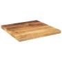 Solid rough mango wood square table top 50x50x3.8cm by , Table tops - Ref: Foro24-371391, Price: 43,54 €, Discount: %