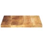 Solid rough mango wood square table top 50x50x3.8cm by , Table tops - Ref: Foro24-371391, Price: 43,54 €, Discount: %