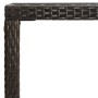 Hoher Gartentisch aus synthetischem Rattan und braunem Glas, 130 x 60 x 110 cm von vidaXL, Gartentische - Ref: Foro24-313460,...