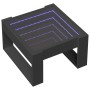 Mesa de centro con Infinity LED negro 50x53x30 cm de , Mesas de centro - Ref: Foro24-847624, Precio: 101,99 €, Descuento: %