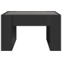 Mesa de centro con Infinity LED negro 50x53x30 cm de , Mesas de centro - Ref: Foro24-847624, Precio: 101,99 €, Descuento: %