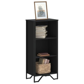 Estantería de madera de ingeniería negra 50x31x106 cm de , Librerías y estanterías - Ref: Foro24-848604, Precio: 73,06 €, Des...