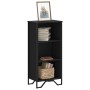 Estantería de madera de ingeniería negra 50x31x106 cm de , Librerías y estanterías - Ref: Foro24-848604, Precio: 73,99 €, Des...