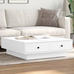 White plywood coffee table 90x90x28 cm by , Coffee table - Ref: Foro24-848087, Price: 127,99 €, Discount: %