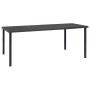 Anthracite gray steel garden dining table 190x90x74 cm by vidaXL, Garden tables - Ref: Foro24-313088, Price: 171,24 €, Discou...