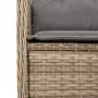 Garden reclining armchair with beige synthetic rattan cushions by , garden benches - Ref: Foro24-368958, Price: 210,10 €, Dis...