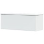 Engineered wood storage box in white, 90x35x35 cm by , Storage trunks - Ref: Foro24-840681, Price: 75,14 €, Discount: %