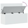 Engineered wood storage box in white, 90x35x35 cm by , Storage trunks - Ref: Foro24-840681, Price: 75,14 €, Discount: %